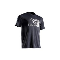 T-Shirt tenis Soft 100 męski. Białe t-shirty męskie ARTENGO, m, bez wzorów, z poliesteru, sportowe, bez kołnierzyka. Za 29,99 zł.