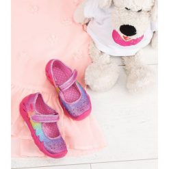 Tenisówki dziecięce Befado 109P183 Tęczowe. Trampki dziewczęce Befado, bez wzorów, z tkaniny, bez zapięcia. Za 44,00 zł.