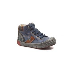 Buty Dziecko GBB RENZO. Niebieskie trampki chłopięce marki GBB, bez wzorów, bez zapięcia. Za 335,20 zł.
