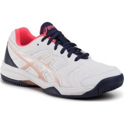 Buty ASICS - Gel-Dedicate 6 Clay 1042A073 White/White 103. Białe buty sportowe damskie Asics, z materiału, sportowe, tenisowe. Za 269,00 zł.