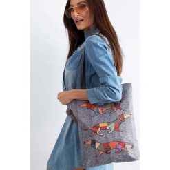 Torebka torba na zakupy eko shopper bag poliester. Torby damskie na zakupy LORENTI, z poliesteru, biznesowe. Za 79,00 zł.