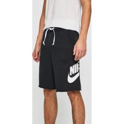 Nike Sportswear - Szorty. Zielone spodenki sportowe męskie marki Nike Sportswear, s, bez wzorów, z bawełny, sportowe. Za 219,90 zł.