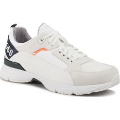 Sneakersy BOSS - Velocity 50428547 10226001 01 Open White 120. Białe sneakersy męskie Boss, bez zapięcia. W wyprzedaży za 679,00 zł.