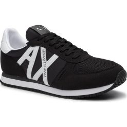 Sneakersy ARMANI EXCHANGE - XUX017 XV028 K485 Black/White. Czarne sneakersy męskie Armani Exchange, bez zapięcia. Za 439,00 zł.