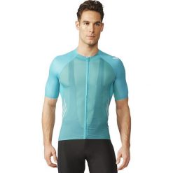 Odzież rowerowa męska: Adidas Koszulka rowerowa męska Adizero SS Jersey niebieski r. M (AI2805)