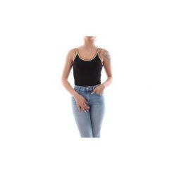Topy na ramiączkach / T-shirty bez rękawów Only 15178970 RAIBOW BODYSTOCKING. Czarne bluzki damskie ONLY, s, bez wzorów, bez kołnierzyka. Za 80,36 zł.