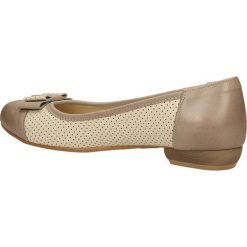 BALERINY CASU 128. Brązowe baleriny damskie Casu. Za 149,99 zł.