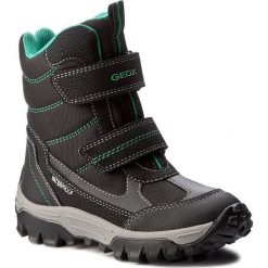 Buty zimowe chłopięce: Śniegowce GEOX – J Himal. B. Wpf A J643AA 0FUCE C0016 Black/Green