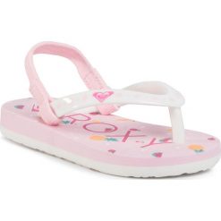 Sandały ROXY - AROL100004 Pn1. Białe sandały dziewczęce Roxy, z tworzywa sztucznego, bez zapięcia. Za 69,00 zł.