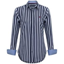Sir Raymond Tailor Koszula Damska Degrees L Ciemnoniebieska. Szare koszule damskie Sir Raymond Tailor, l, w paski, bez kołnierzyka, bez rękawów. Za 149,00 zł.