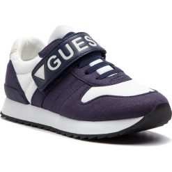 Sneakersy GUESS - FI5RUD ESU12 BLUE. Niebieskie półbuty dziewczęce Guess, na rzepy. Za 239,00 zł.