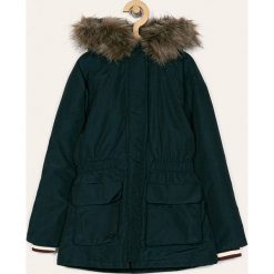 Name it - Parka dziecięca 122-164 cm. Niebieskie kurtki dziewczęce Name it, bez wzorów, z poliesteru, krótkie, z kapturem. Za 219,90 zł.