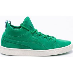 Puma - Buty Suede Mid x Big Sean. Zielone buty sportowe męskie marki Puma, ze skóry, na sznurówki. W wyprzedaży za 359,90 zł.