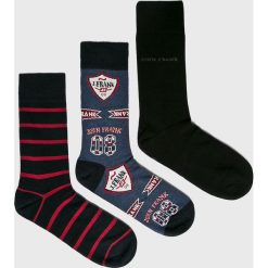 John Frank - Skarpety (3-pack). Skarpetki męskie John Frank, bez wzorów, z elastanu. Za 49,90 zł.
