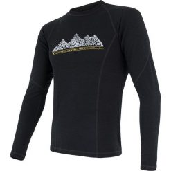 Sensor koszulka termoaktywna z długim rękawem Merino DF Adventure M black XL. Czarne koszulki męskie termoaktywne Sensor, xl, bez wzorów, z wełny, bez kołnierzyka, z długim rękawem, długie, outdoorowe. Za 229,00 zł.