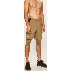 Under Armour - Szorty. Czarne spodenki sportowe męskie Under Armour, m, bez wzorów, z elastanu, sportowe. W wyprzedaży za 159,90 zł.