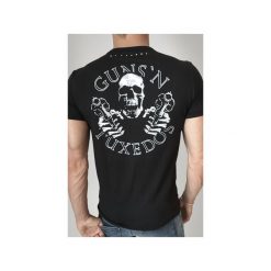 T-SHIRT GUNSLINGER. Czarne t-shirty męskie marki Guns&tuxedos, s, bez wzorów, klasyczne, z klasycznym kołnierzykiem. Za 219,00 zł.