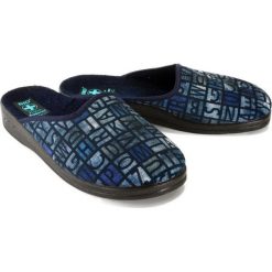 ADANEX FBL12 FUSSBETT 24181 GR/CZ granatowy, kapcie damskie. Niebieskie kapcie damskie Adanex. Za 42,90 zł.