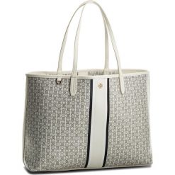 Torebki klasyczne damskie: Torebka TORY BURCH – Gemini Link Tote 33801 New Ivory Gemini Link Stripe 104