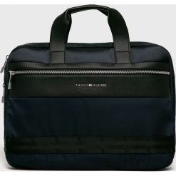 Tommy Hilfiger - Torba. Niebieskie torby na laptopa TOMMY HILFIGER, bez wzorów, z poliesteru. Za 599,90 zł.