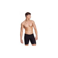Spodenki pływackie LONG 01 - czarny M. Czarne spodenki sportowe męskie Aqua-Speed, m, bez wzorów, z dzianiny, młodzieżowe, na fitness i siłownię. Za 79,00 zł.