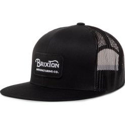 Czapka z daszkiem BRIXTON - Grade Mesh Cap 00232 Black/Black. Czarne czapki męskie Brixton, bez wzorów, z bawełny. W wyprzedaży za 99,00 zł.