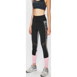 Adidas Performance - Legginsy. Czarne legginsy damskie marki adidas Performance, s, z nadrukiem, z poliesteru. Za 169,90 zł.