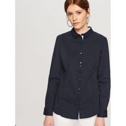 Elegancka koszula - Granatowy. Niebieskie koszule damskie Reserved, eleganckie. Za 59,99 zł.