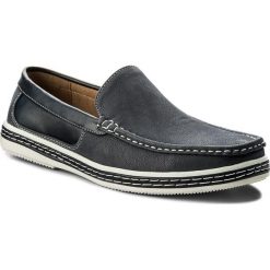 Mokasyny LANETTI - M17SS717-2 Granatowy 1. Niebieskie mokasyny męskie Lanetti, ze skóry ekologicznej, eleganckie. W wyprzedaży za 49,99 zł.