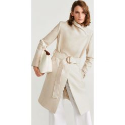 Mango - Płaszcz Venus. Kurtki damskie Mango, xl, w paski, z bawełny. Za 549,90 zł.