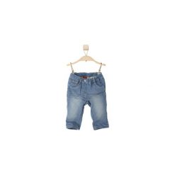 S.OLIVER Girls Spodnie Jeans blue denim. Niebieskie spodnie niemowlęce marki S.Oliver, z bawełny. Za 75,00 zł.