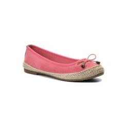 JENNY FAIRY WYL1233S-1. Czerwone espadryle damskie Jenny Fairy, bez wzorów, ze skóry ekologicznej, bez obcasa. Za 49,99 zł.