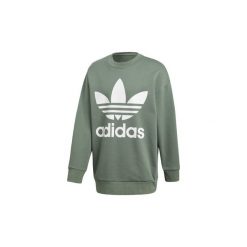 Bluzy adidas Bluza oversize z zaokrąglonym dekoltem Trefoil. Zielone bluzy męskie rozpinane marki Adidas, l. Za 299,00 zł.
