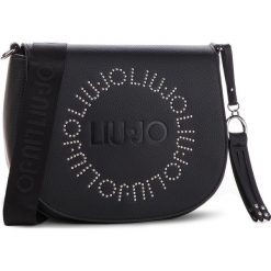Torebka LIU JO - M Saddle Colorado N68210 E0037 Nero 22222. Czarne listonoszki damskie marki Liu Jo, ze skóry ekologicznej. Za 499,00 zł.
