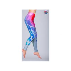 Legginsy Rainbow Bloocks High - Gray. Szare legginsy sportowe damskie Kameleoo, xs, bez wzorów, z materiału, trekkingowe. Za 169,00 zł.