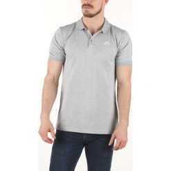 Nike Polo Koszulka Szary. Szare podkoszulki męskie Nike, m, bez wzorów, z bawełny, polo, bez rękawów. Za 223,95 zł.