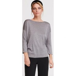 Sweter z wiązaniem na plecach - Szary. Szare swetry damskie Reserved, s, bez wzorów, bez rękawów, bez kaptura. W wyprzedaży za 49,99 zł.