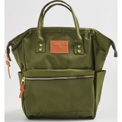 Plecak z uchwytami - Khaki. Brązowe plecaki damskie Sinsay, bez wzorów. Za 69,99 zł.