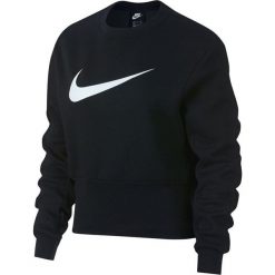 Nike - Bluza. Czarne bluzy damskie Nike, s, z nadrukiem, z bawełny, bez rękawów, bez kaptura. W wyprzedaży za 219,90 zł.