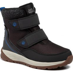 Śniegowce JACK WOLFSKIN - Polar Bear Texapore Mid Vc K 4036161 S Phantom/Off-White. Czarne śniegowce chłopięce Jack Wolfskin, bez zapięcia. Za 329,00 zł.