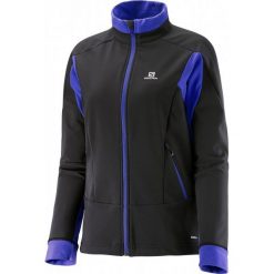 Salomon Kurtka Momemtum Softshell Jkt W Bk/Phlox Violet S. Fioletowe kurtki damskie marki Salomon, s, z softshellu, na fitness i siłownię. W wyprzedaży za 395,00 zł.