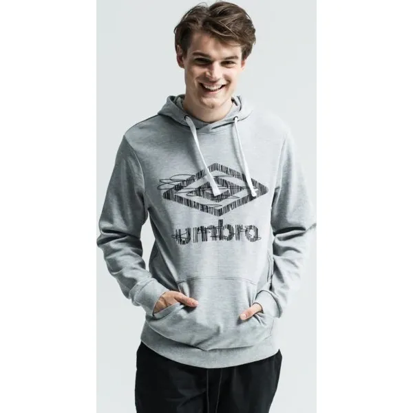 Umbro Bluza Anson , szary, rozmiar L. Szare bluzy męskie Umbro, m, bez wzorów, z bawełny, wizytowe, z kapturem, bez rękawów, z kapturem. W wyprzedaży za 99,99 zł.
