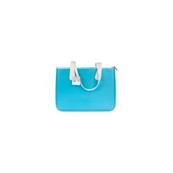 TORBA LARGE ELEGANT TURQUOISE. Niebieskie torebki klasyczne damskie Doubleu bag, bez wzorów. Za 239,20 zł.