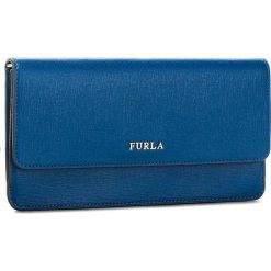 Portfele damskie: Duży Portfel Damski FURLA – Babylon 943332 P PP61 B30 Blu Pavone d