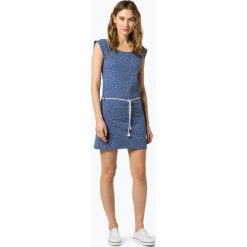 Ragwear - Sukienka damska – Tamy, niebieski. Niebieskie sukienki damskie Ragwear, m, bez wzorów, z bawełny, bez kołnierzyka, bez rękawów. Za 99,95 zł.