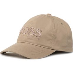 Czapka z daszkiem BOSS - Fero-1 50422532 263. Brązowe czapki męskie Boss, bez wzorów, z bawełny. Za 179,00 zł.