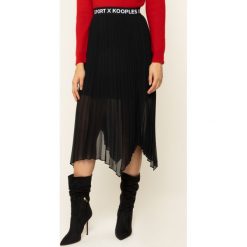 Spódnica plisowana The Kooples FJUP19036S. Czarne spódniczki damskie The Kooples, s, bez wzorów, z poliesteru, midi. W wyprzedaży za 539,00 zł.