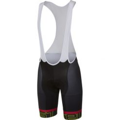 Castelli Volo Bibshort Black/Yellow Fluo Xxl. Żółte spodenki sportowe męskie Castelli, s, bez wzorów, z lycry, sportowe, na fitness i siłownię. Za 435,00 zł.