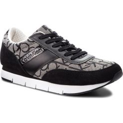 Sneakersy CALVIN KLEIN JEANS - Juan SE8549 Granite/Black. Czarne sneakersy męskie marki Calvin Klein Jeans, na co dzień, bez wzorów, z jeansu, bez zapięcia. W wyprzedaży za 339,00 zł.