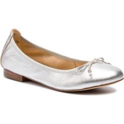 Baleriny CAPRICE - 9-22102-22 Silver Metal. 920. Szare baleriny damskie Caprice, bez wzorów, ze skóry, klasyczne, bez obcasa. W wyprzedaży za 189,00 zł.